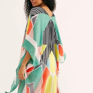 Do Everything in Love Geo Jungle Print Kimono